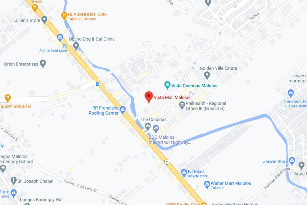 Vista Mall Malolos map