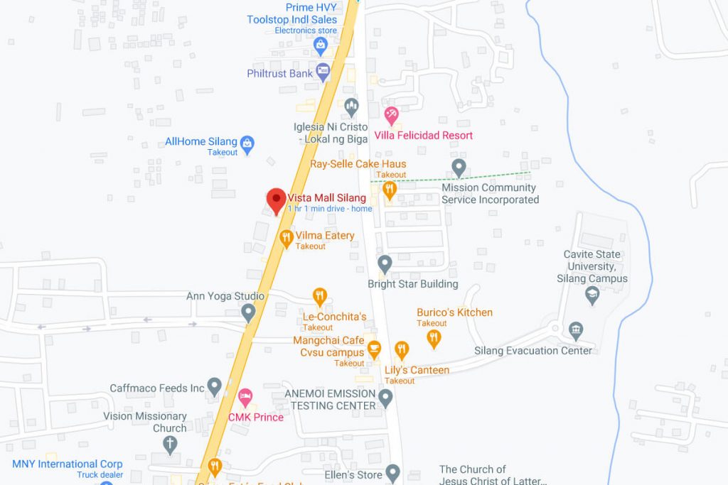 Vista Mall Silang map